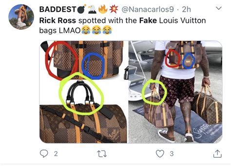 rick ross fake lv bags